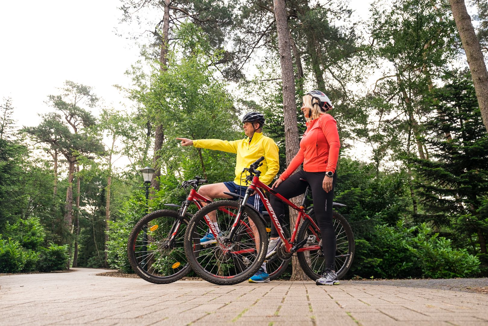 Mountainbiken op Bosvillapark Eureka